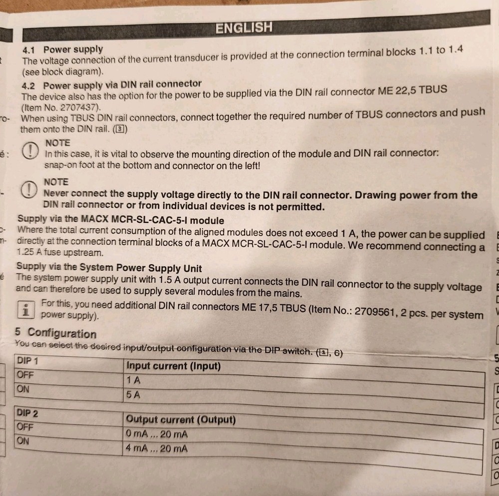 1pcs Phoenix Contact MACX MCR-SL-CAC- 5-I 2810612 Current transmitter