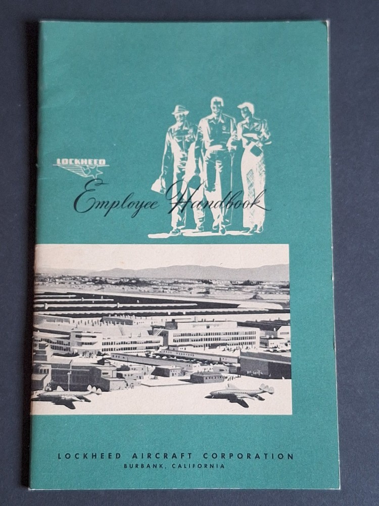 Lockheed Aircraft 1950 Employee Handbook