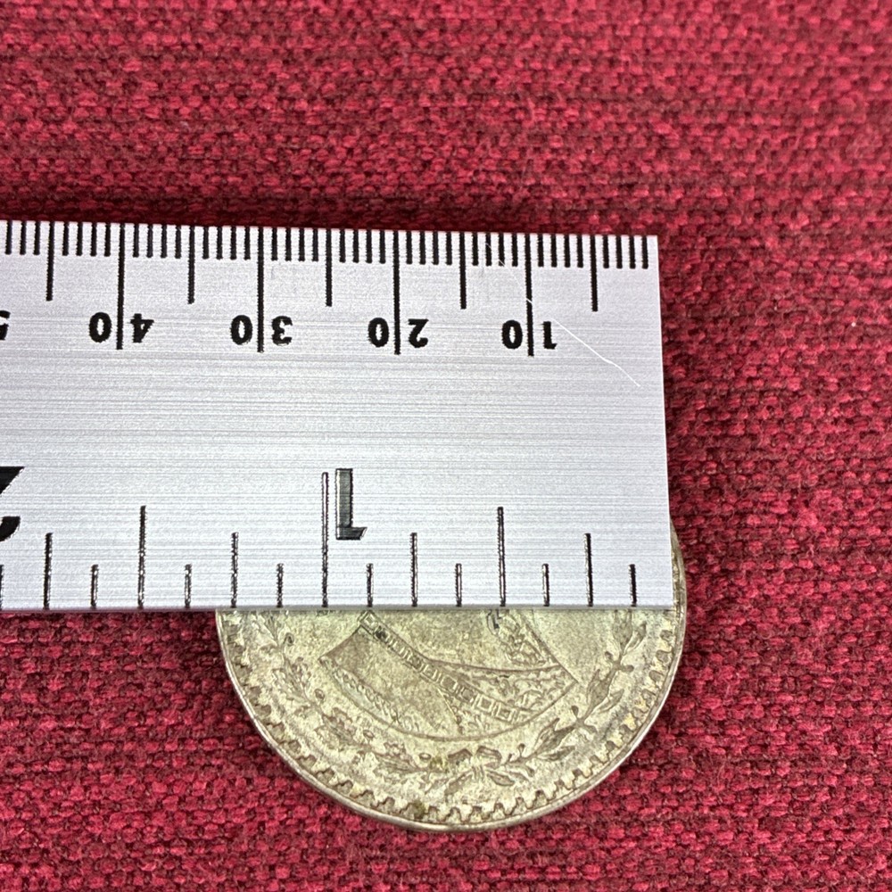 1958 Un Peso Mexico Billon Silver Coin