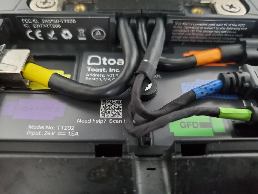 Toast Flex POS Data Processing System - MPN: TT200 (TT203)