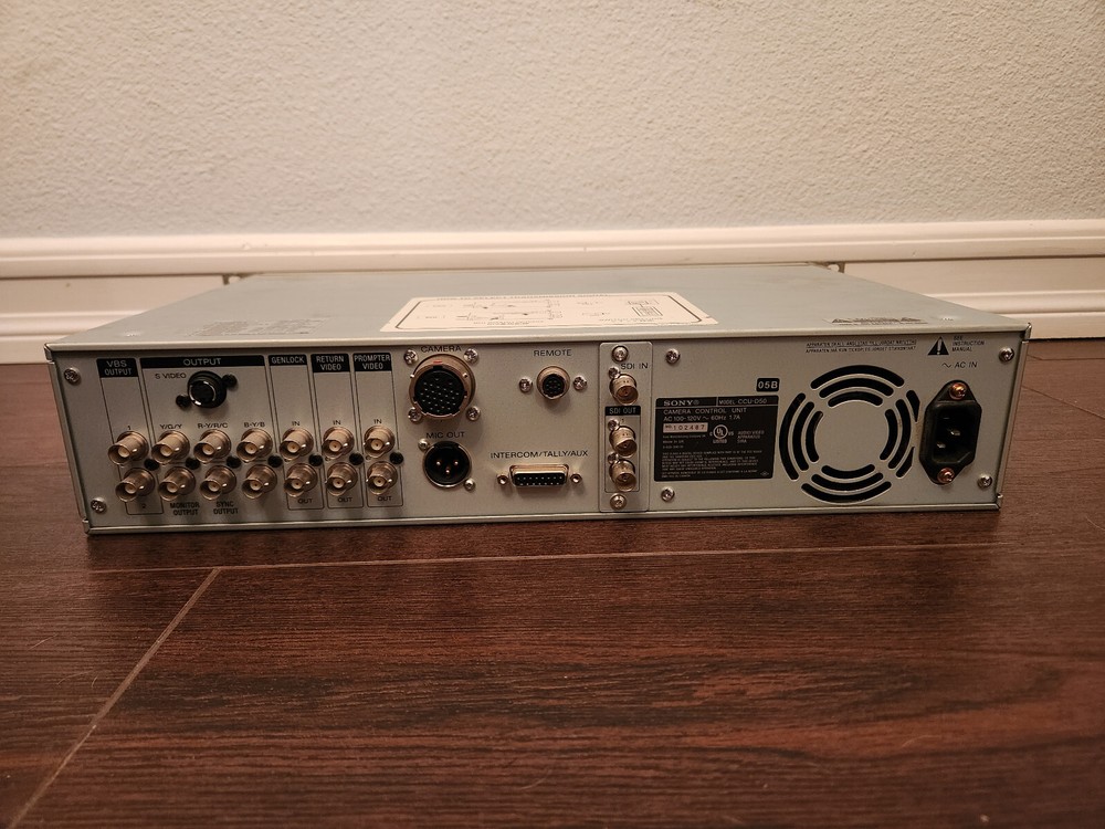 Sony CCU-D50 SDI Camera Control Unit #1 *Sold AS-IS*