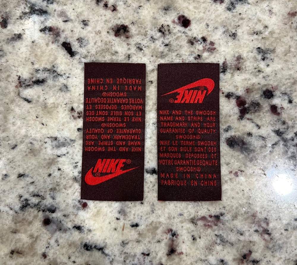 Replacement Nike/Jordan 1 Tongue Tags