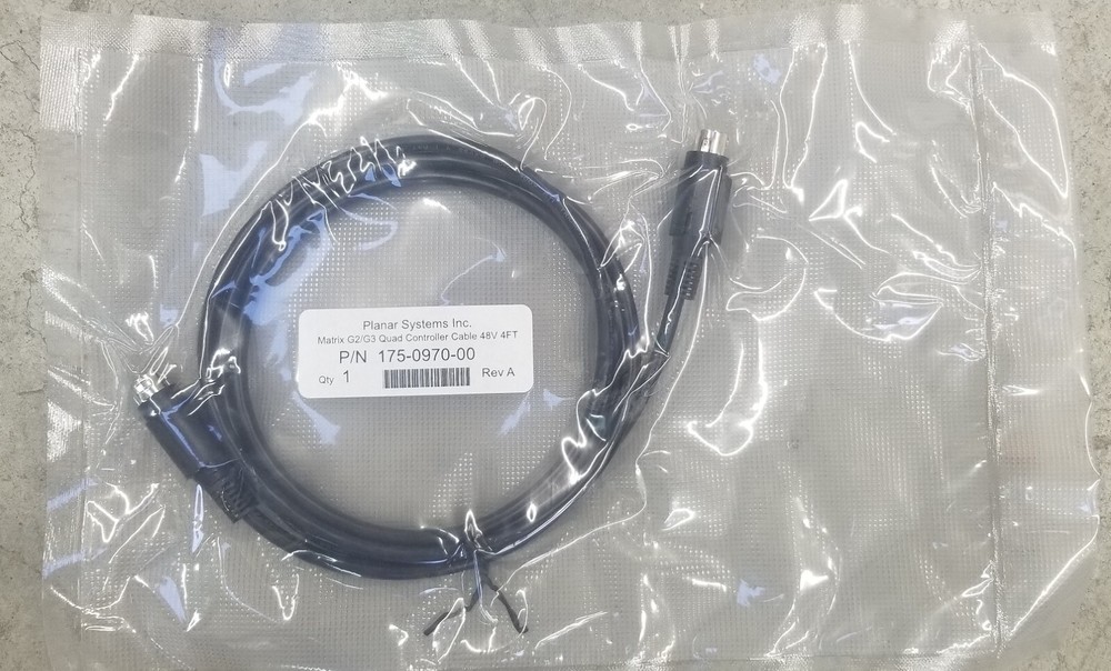 Planar Matrix G2/G3 Quad Controller Power cable 175-0970-00 4' 48V