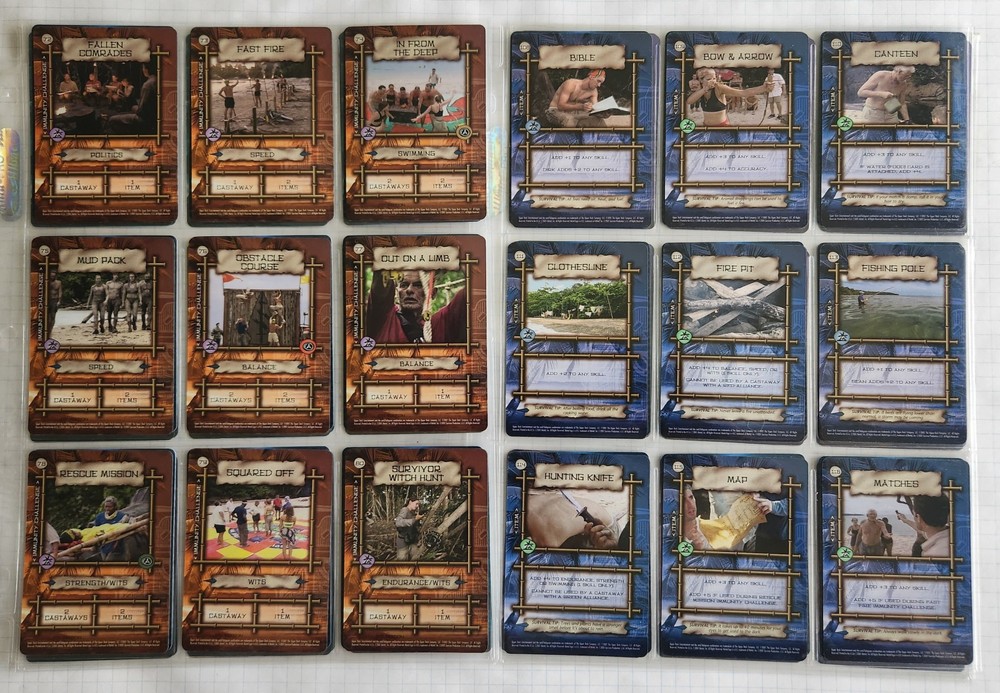 Survivor Trading Card Game Set (x160) *Complete* (Upper Deck 2001)