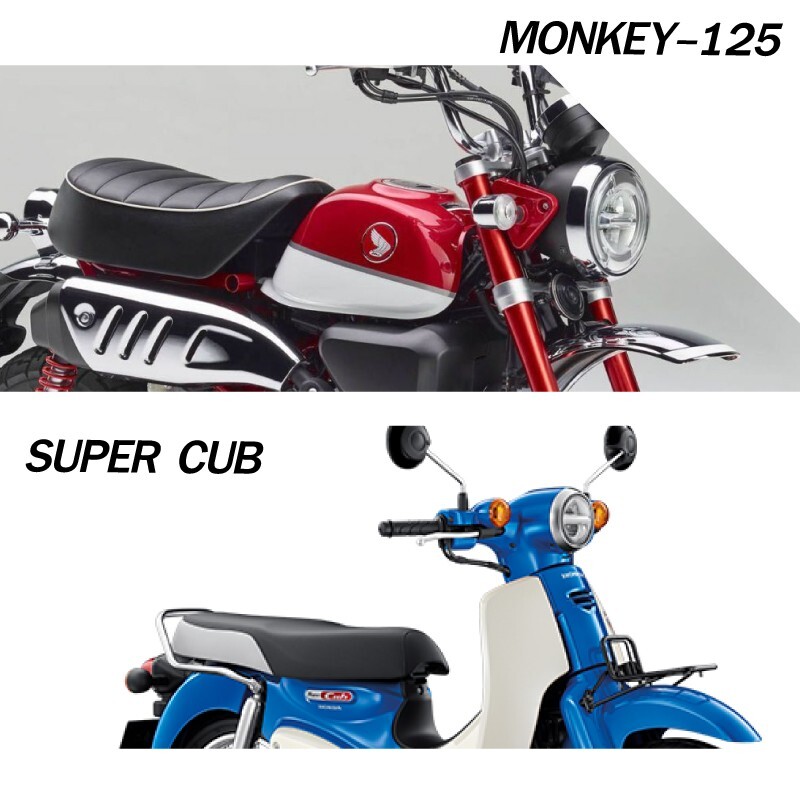 Shock Absorber For MONKEY-125 Length 280mm. ฺBlue/Silver