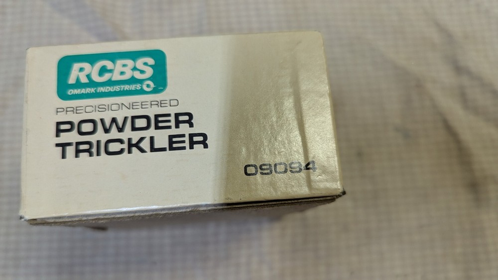 RCBS powder trickler, with box