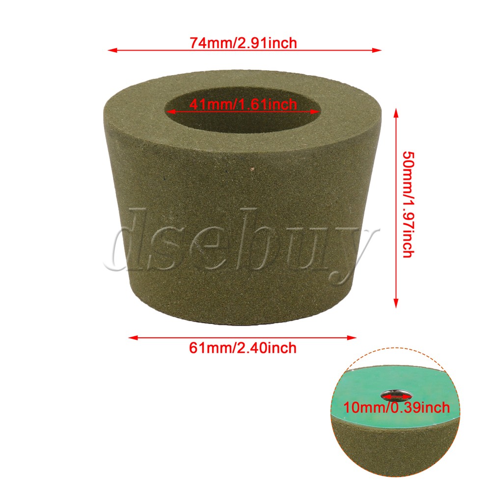 Silicon Carbide Grinding Stone 3" Outer Diameter for Grinding Masonry 200 Grit