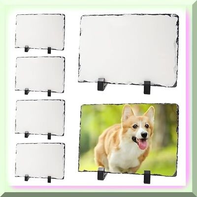 DIY Custom Stone Slate Picture Frame