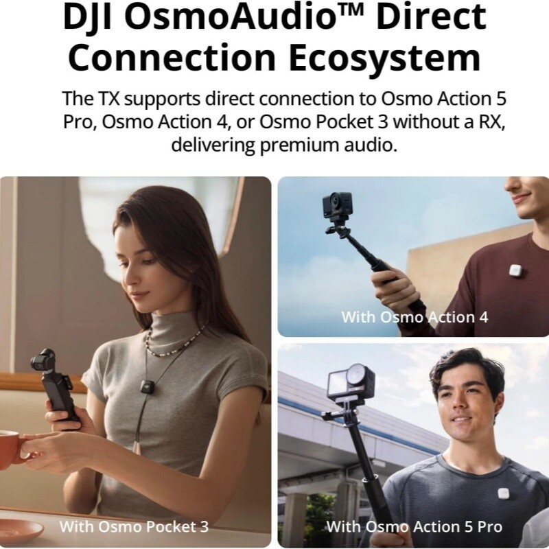 DJI Mic Mini Wireless Microphone 1TX+1RX