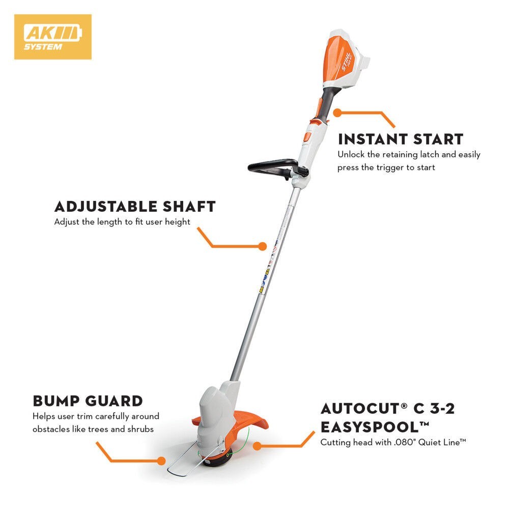 Stihl FSA 57 Cordless Battery-Powered Trimmer (Bare Tool)