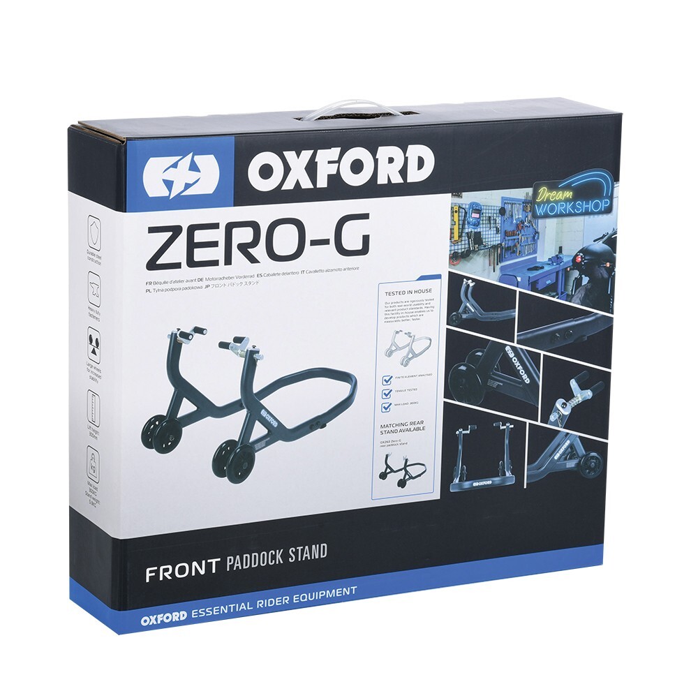 Oxford ZERO-G Universal Motorcycle Motorbike Front Paddock Stand