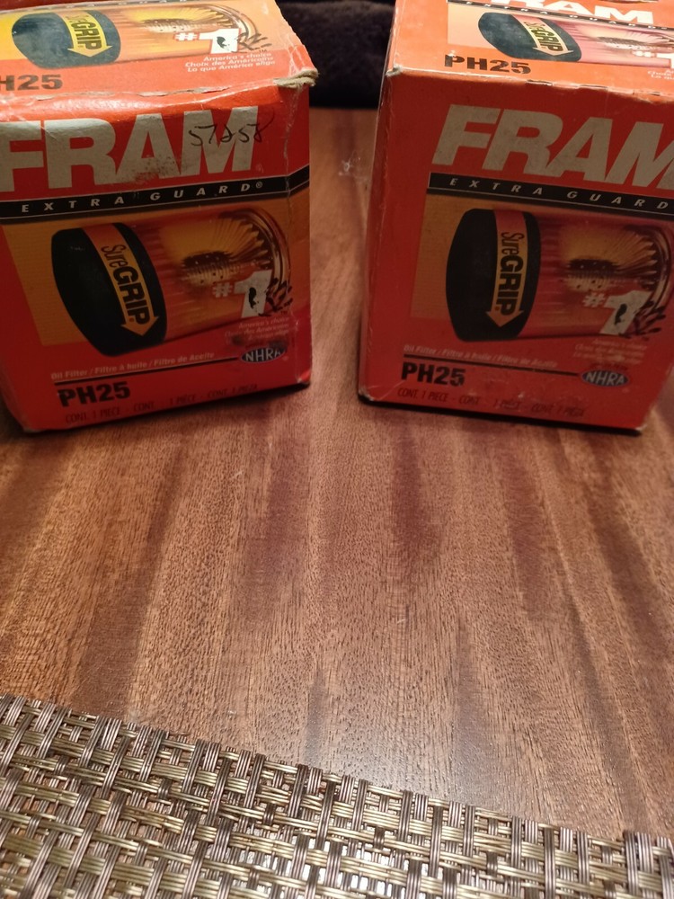FRAM Extra Guard PH25 Oil Filter Quantity of 2