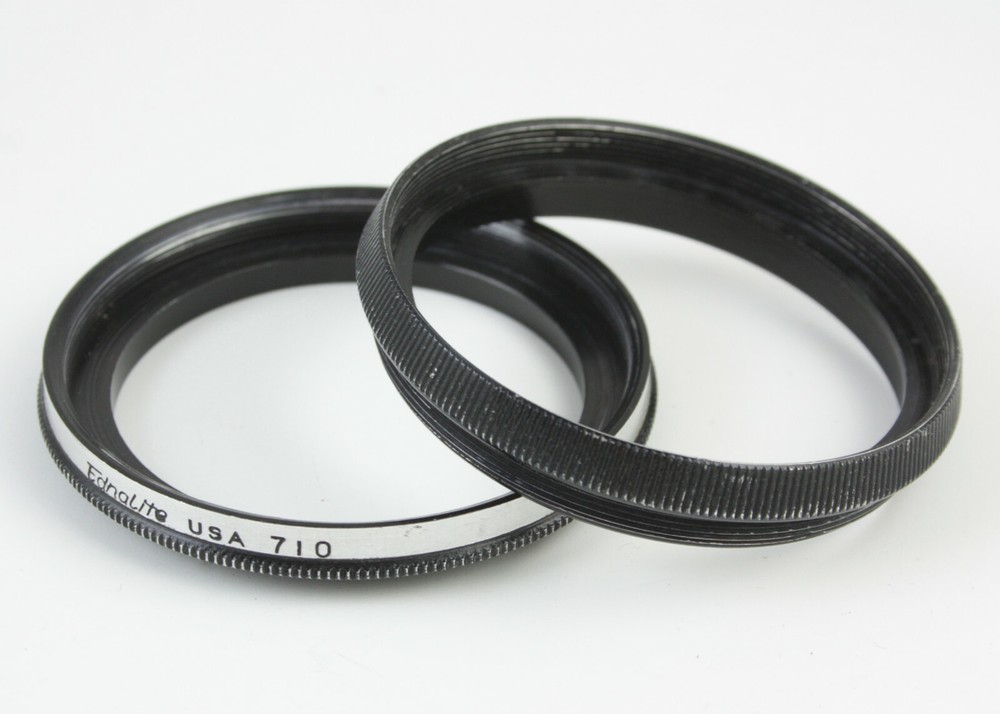 Ednalite 49mm to Series VII Step-Up Adapter Ring + Retaining Ring