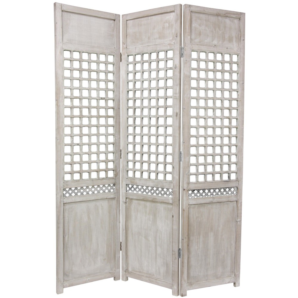 6 ft. Tall Open Lattice Room Divider