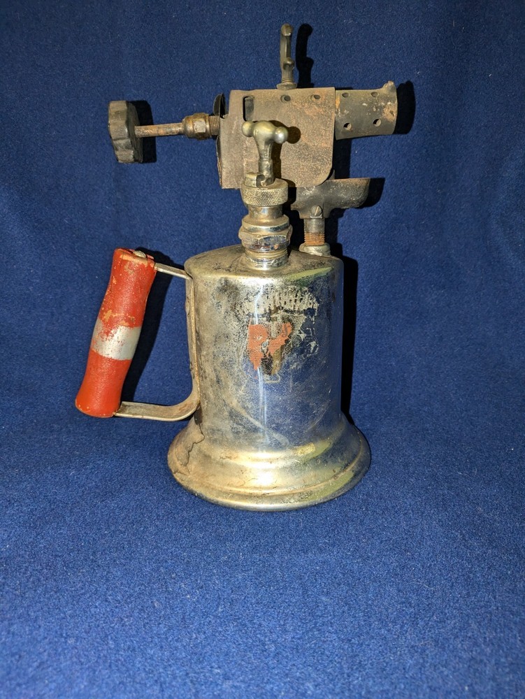Antique Hand Blow Torch Fire Starter