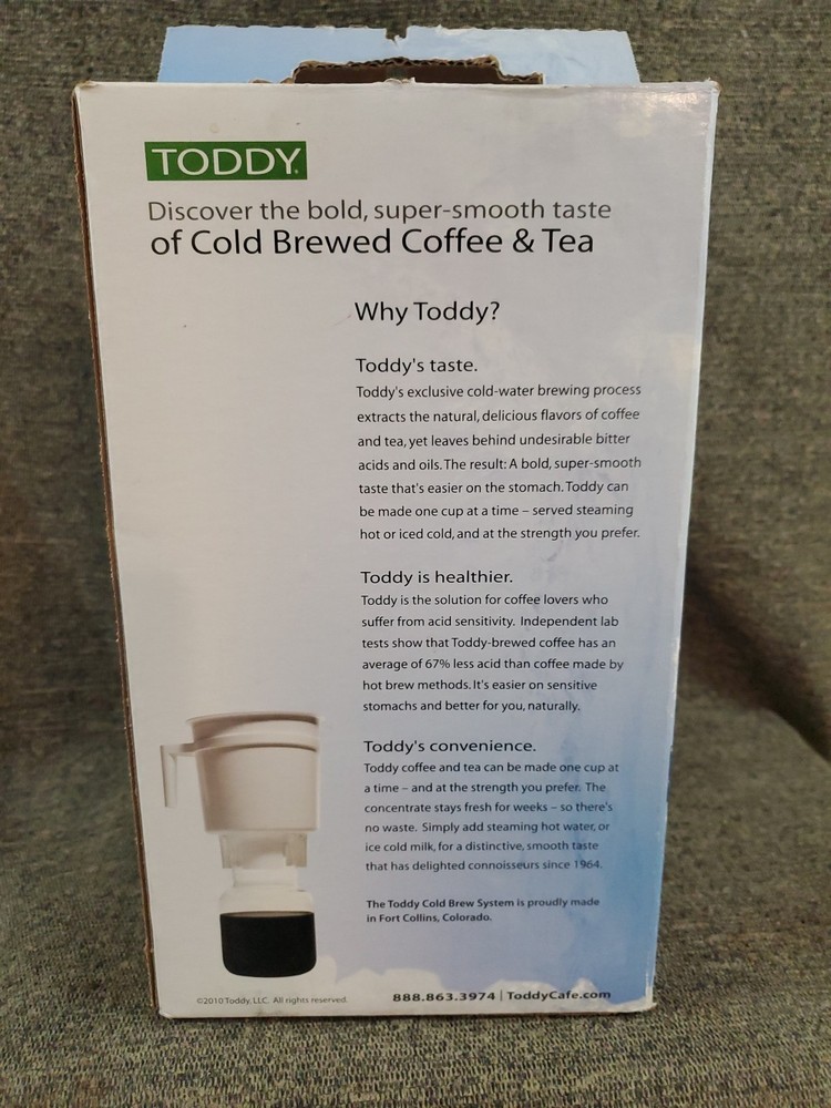 Toddy Cold Brew System Coffee Maker with Filter & Stopper