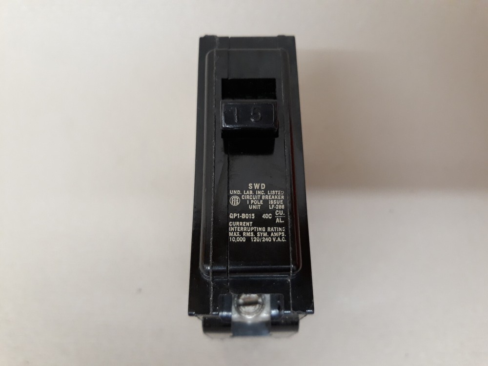 ITE 15 Amp Single Pole Breaker Type EQ-P