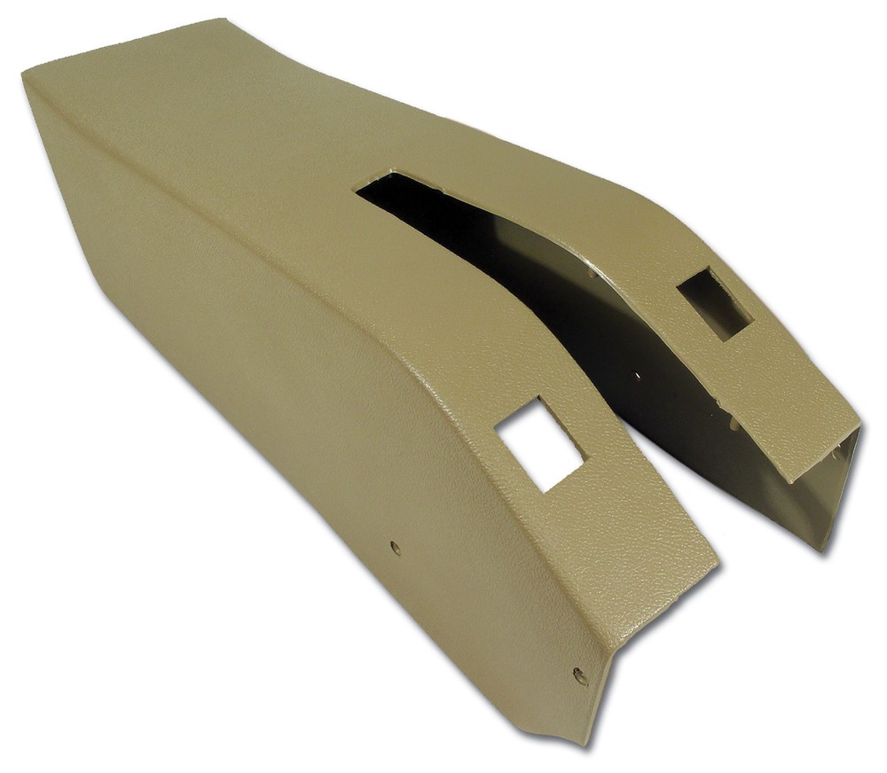 Corvette C3 Park Brake Console Buckskin With Power Windows 1976