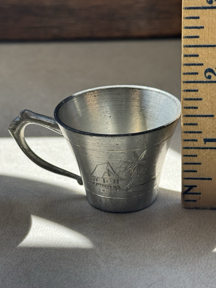 Pewter Cups Small Handled Cups