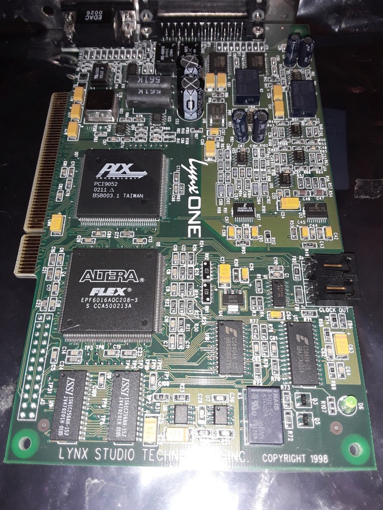 LYNX ONE STUDIO TECHNOLOGY PCI PC SOUND CARD