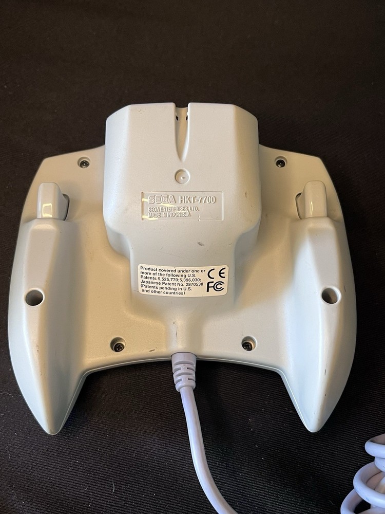 SEGA Dreamcast Controller HKT-7700 White TESTED WORKING