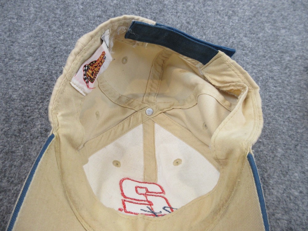 Rusty Wallace Hat Cap Strap Back Beige Nascar Racing Winners Circle