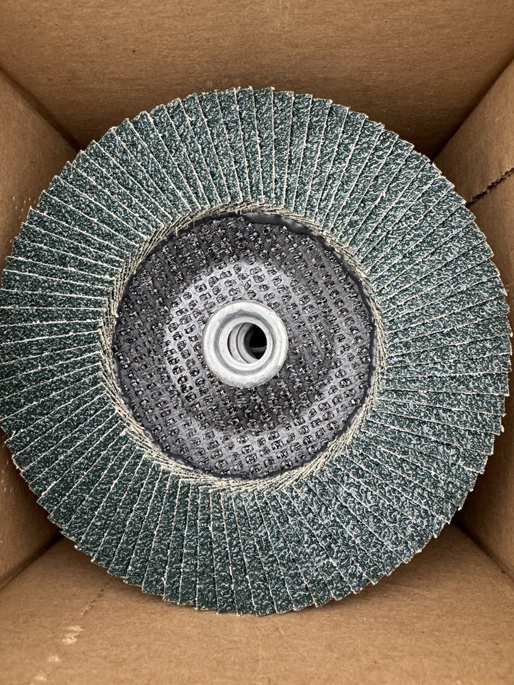 Polifan Flap Discs 6” 5/8-11 Thread 40 Grit