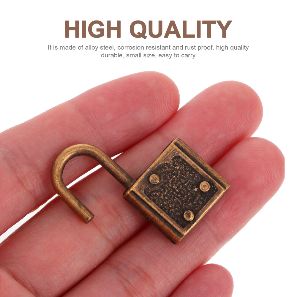 10Pcs Diary Book Padlocks Travel Lock Suitcase Padlock