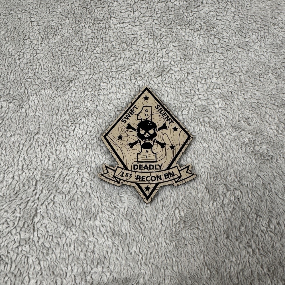 Leather 1st Recon Battalion Patches