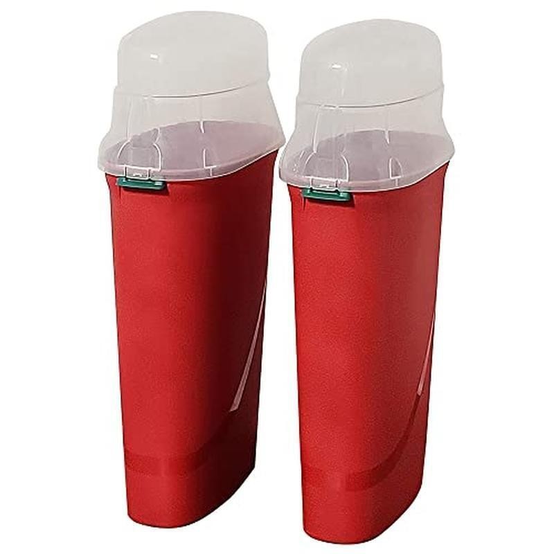 2-Pack Vertical Gift Wrap Organizer Plastic Storage Container Wrapping Paper New