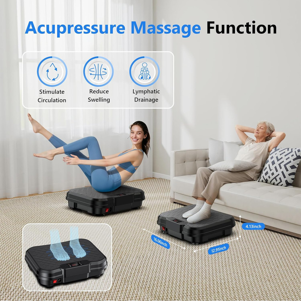 Vibration Exercise Plate for Full Body Workout, Shake Plate, Home Use