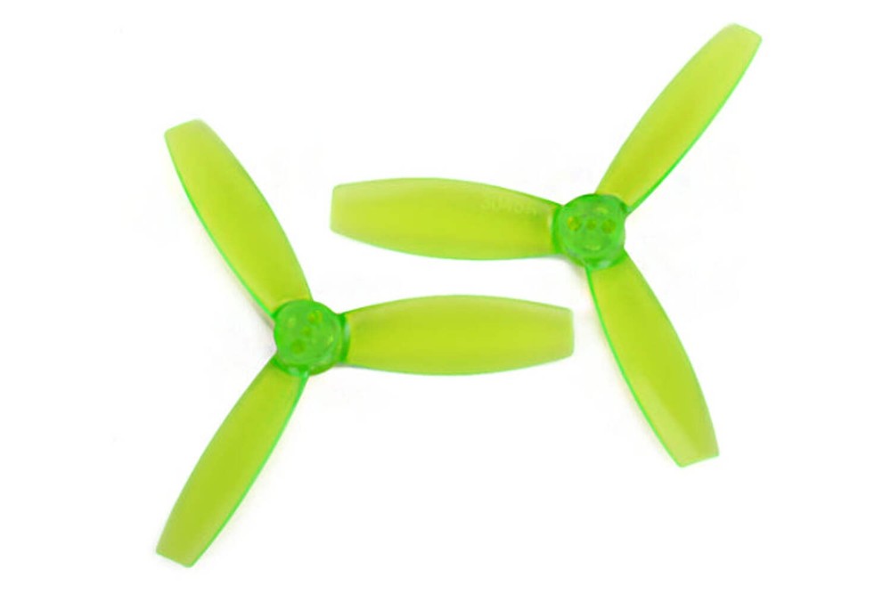 DYS XT3045 Tri 3 Blade V2 Propellers 3 HOLE 1L1R Green