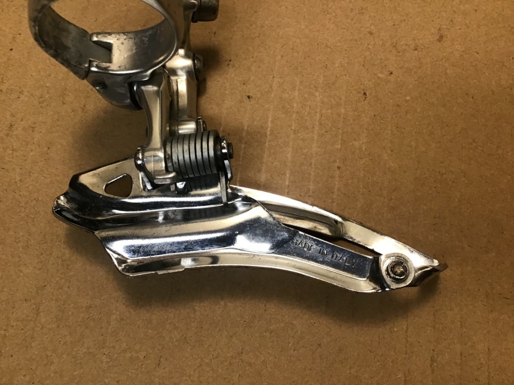 Campagnolo Racing T Front Derailleur Triple 32.0 Bottom Pull Silver 31.8