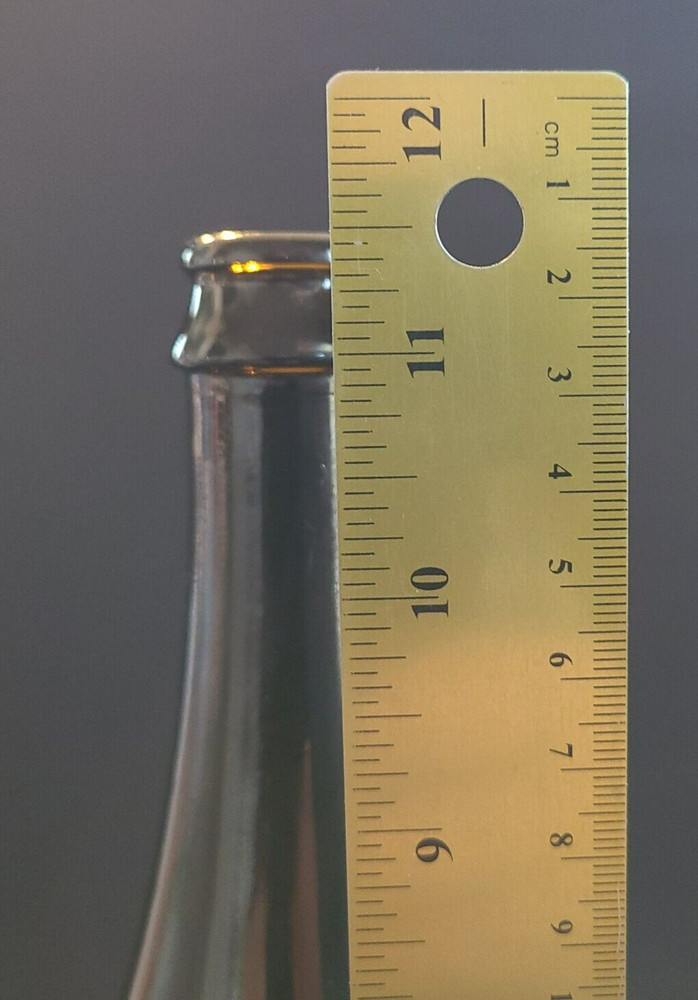 Empty Bier du Buocanier 750mL Bottle with Painted Graphics