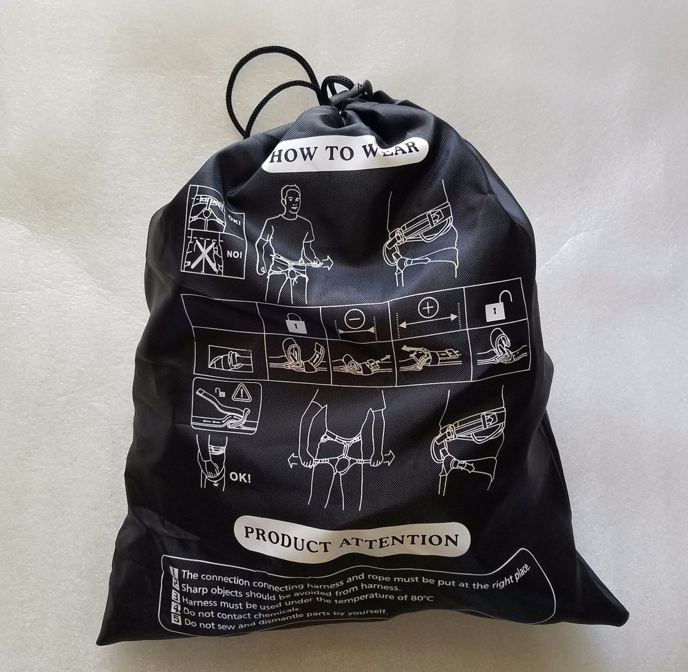 ProTree Fall Protection Rock Climbing Rappelling Harness