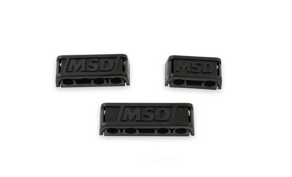 MSD Ignition Spark Plug Wire Loom Pro Clamp 7-8.5mm Black Plastic 8843