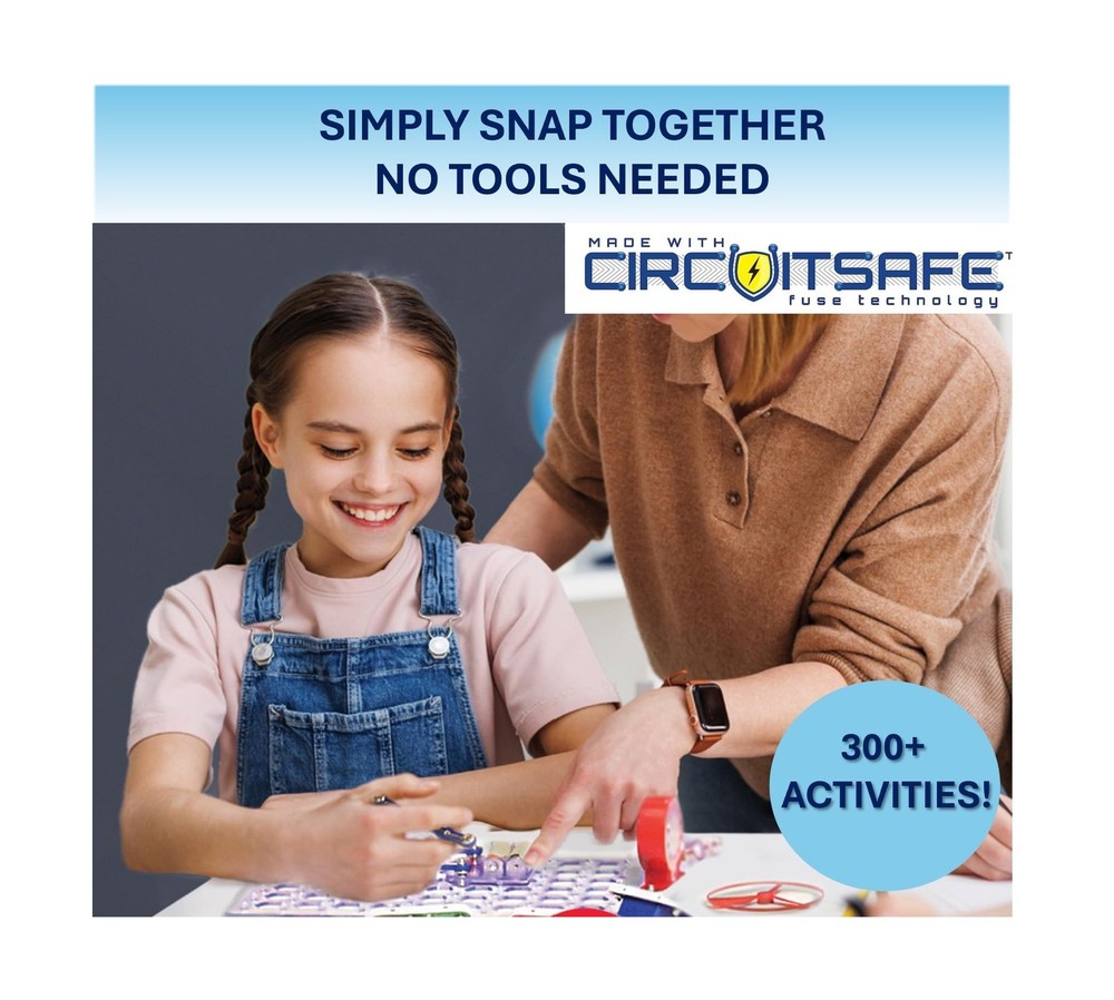 Snap Circuits Classic SC-300 Electronics Exploration Kit | Over 300 Projects ...