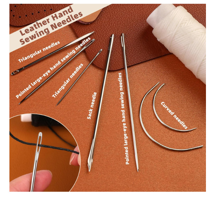 Ftyiwu Waxed Thread, Upholstery Needle and Thread 32 Yards with 7PCS Hand.......