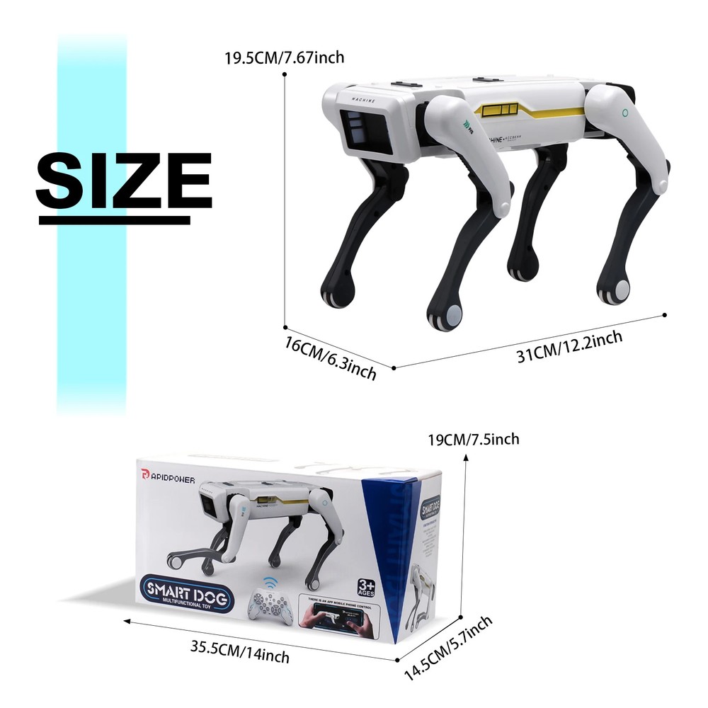 Intelligent AI RC Robot Dog Voice Dialogue APP Remote Control Programming