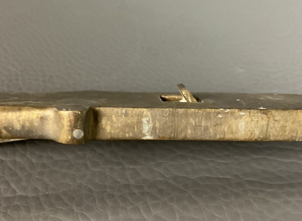Vintage bronze winch handle 10” long