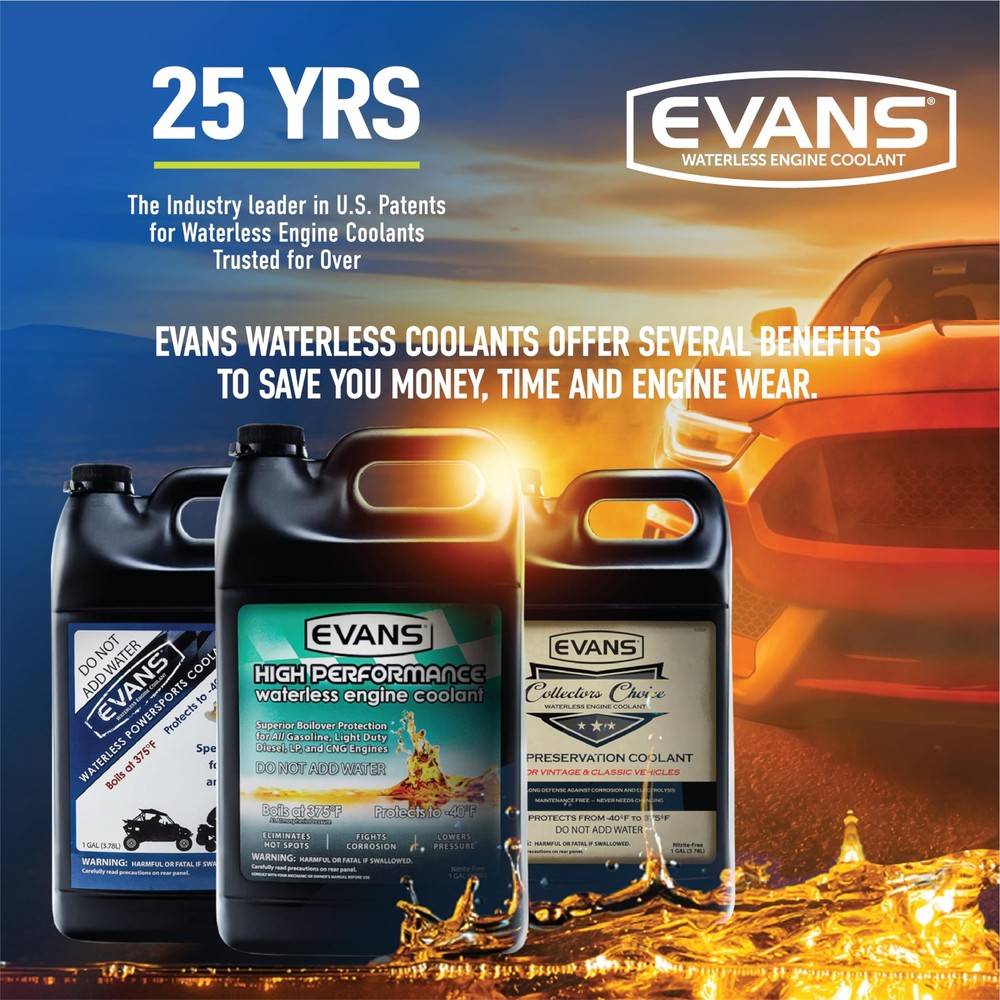 EVANS Cooling Systems EC53001 High Performance Waterless Engine Pack of 1