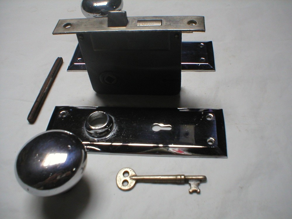 Antique Chrome Door Hardware