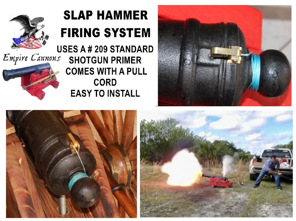 BLACK POWDER CANNON SLAP HAMMER TRIGGER SYSTEM