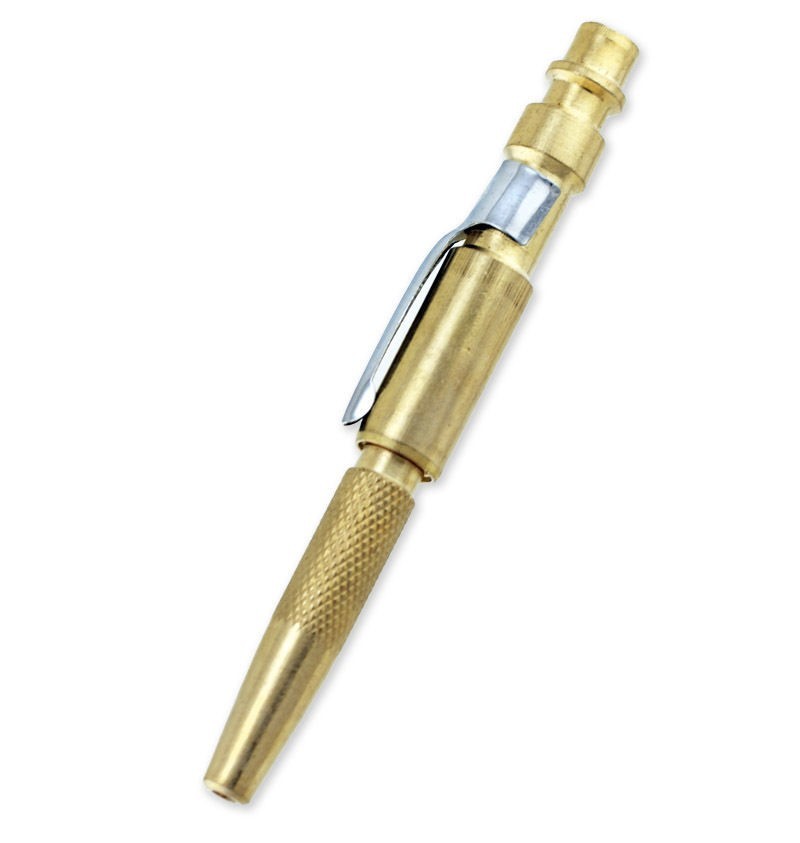 New 4.5" Solid Brass Adjustable Pocket Air Blow Gun