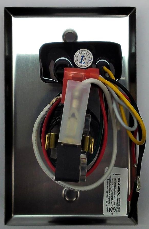 Securitron Assa Abloy Push to Exit Button Emergency Switch Action EEB2