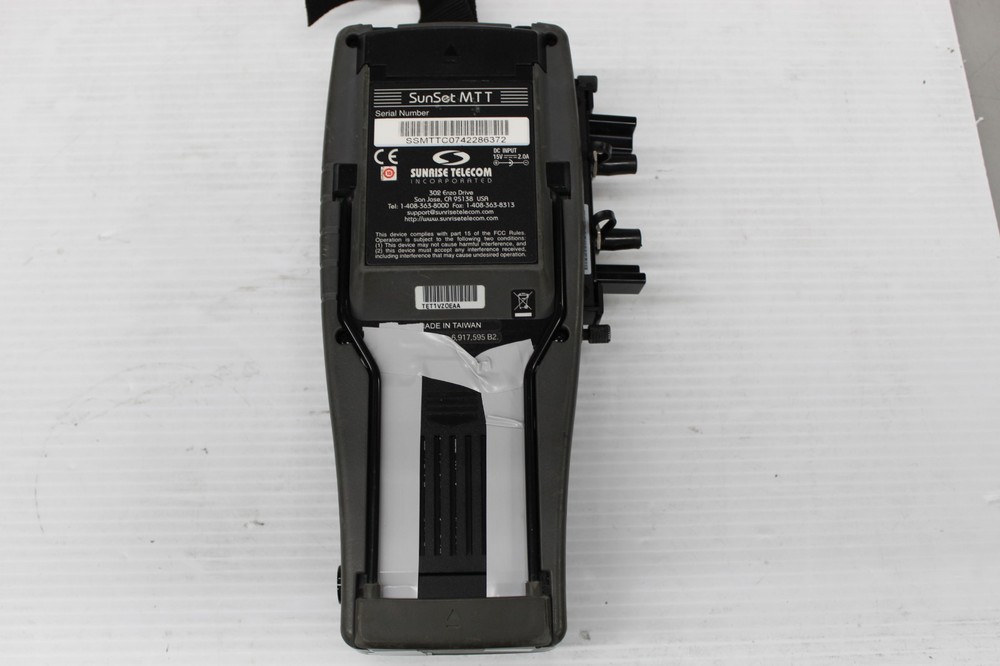 Sunrise Telecom SunSet MTT Basic Color Handheld Test Set with Bag