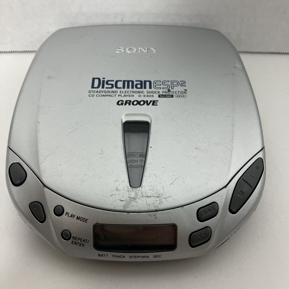 Sony CD Player Discman D-E405 ESP2 Portable WORKS