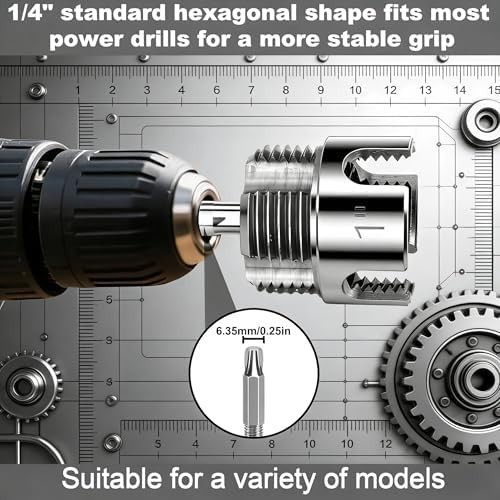 3Pcs Integrated Internal & External Pipe Threading Tool, Pipe Tapping and Thread