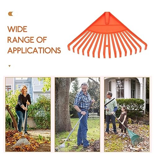 Leaf Rake Garden Rake Head Replacement Tool Shrub Yard Grass Clean Tool for