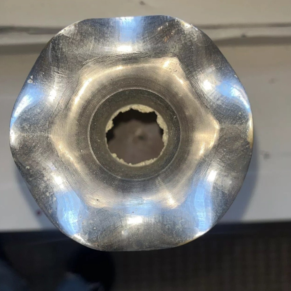 Vintage Middle Eastern 9 Piece Turkish Silvertone Serving Pieces and Vase